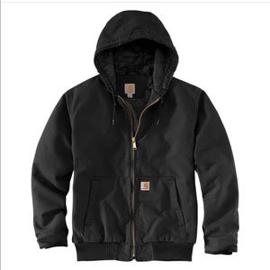 NWT Carhartt Black Quilt Lined Jacket- 3M insulated